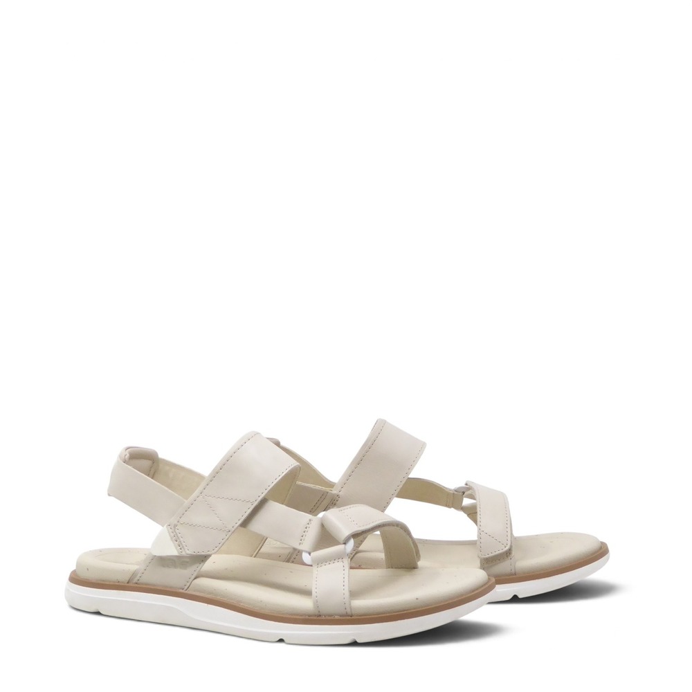 Teva Womens Madera Slingback Sandals Birch Beige Leather Ankle Strap 10